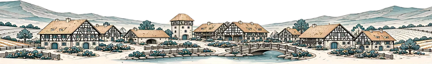 Le village de l&rsquo;&Eacute;comus&eacute;e d&rsquo;Alsace